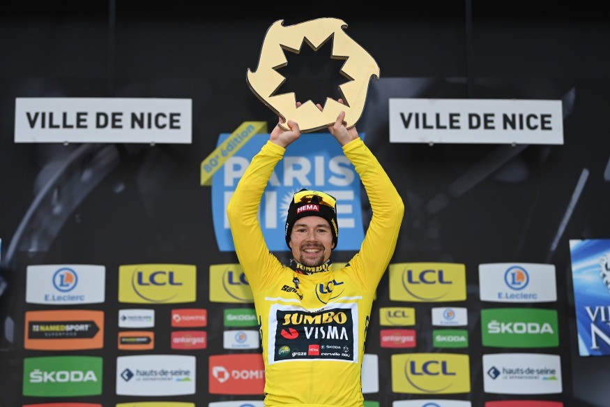 Paris-Nice 2022 : Laporte vaincu par le col d'Èze