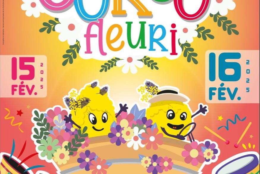 Corso fleuri à Bormes-les-Mimosas 15 et 16 fevrier