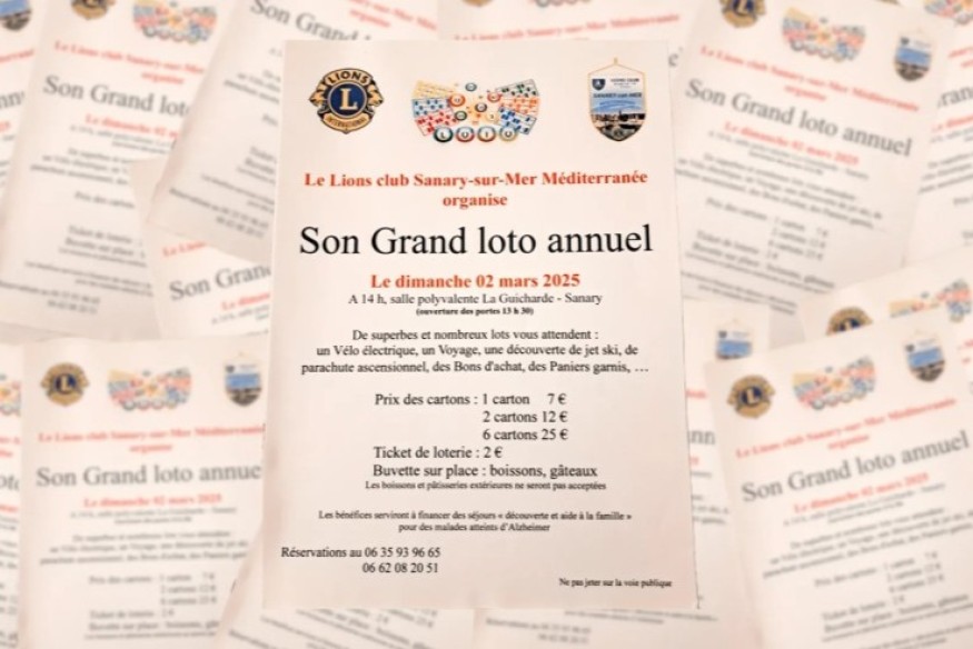 Loto - Lions Club Sanary-sur-Mer Méditerranée à Sanary-sur-Mer